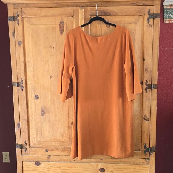 Anthropologie Moth Dress Sweater Knit with  Bell Sleeve - Picture 4 of 7